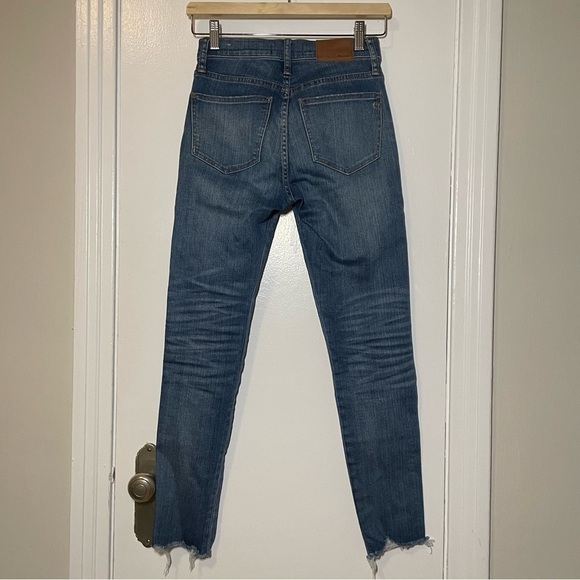Madewell 9" High-Rise Skinny Jeans Rip and Repair Edition size 24 - Picture 7 of 10
